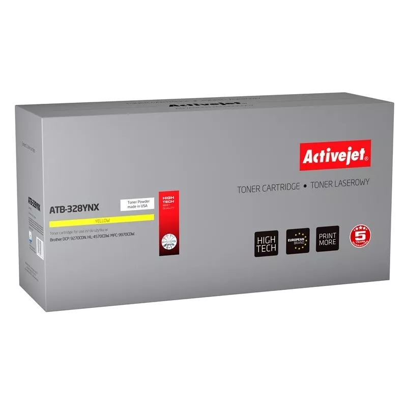 Activejet ATB-328YNX toneris (pakaitalas Brother TN-328Y; Supreme; 6000 puslapių; geltonas)