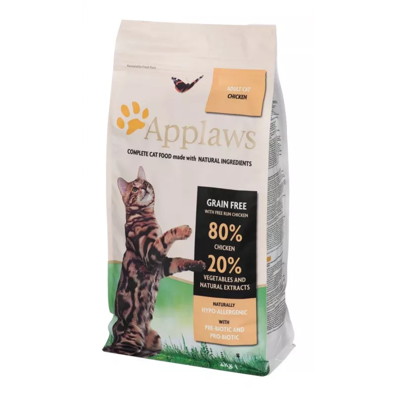 APPLAWS Vištiena - sausas kačių maistas - 2 kg