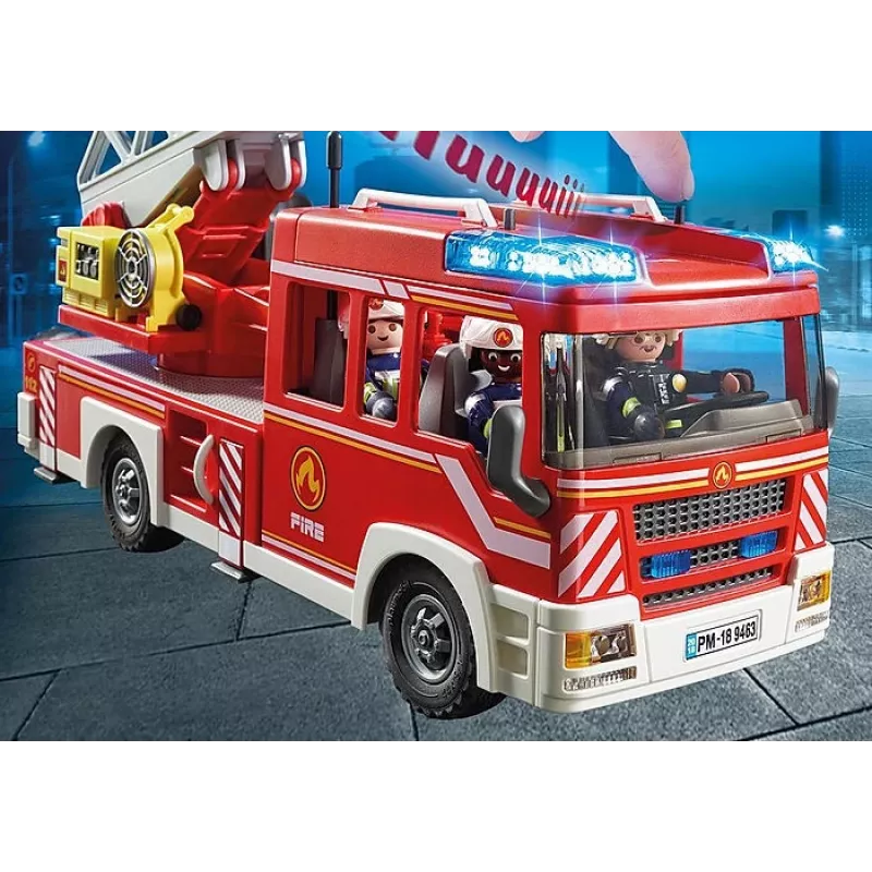 Gaisrinis automobilis Playmobil su kopėčiomis 9463