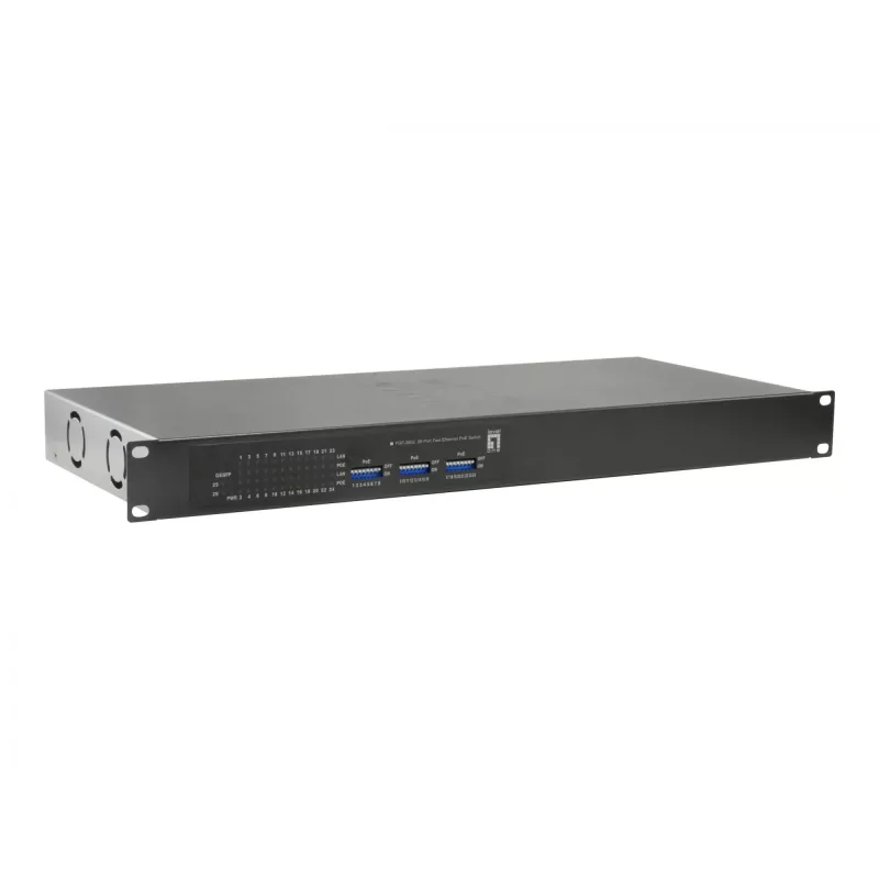 Nevaldomas komutatorius LevelOne FGP-2602W380 26 prievadų Fast Ethernet PoE