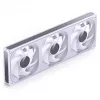 360 mm ARGB PWM radiatoriaus ventiliatorių rinkinys Jonsbo ZB-360 baltas — 3x120 mm PWM ARGB ventiliatoriai skysčio aušinimo radiatoriams