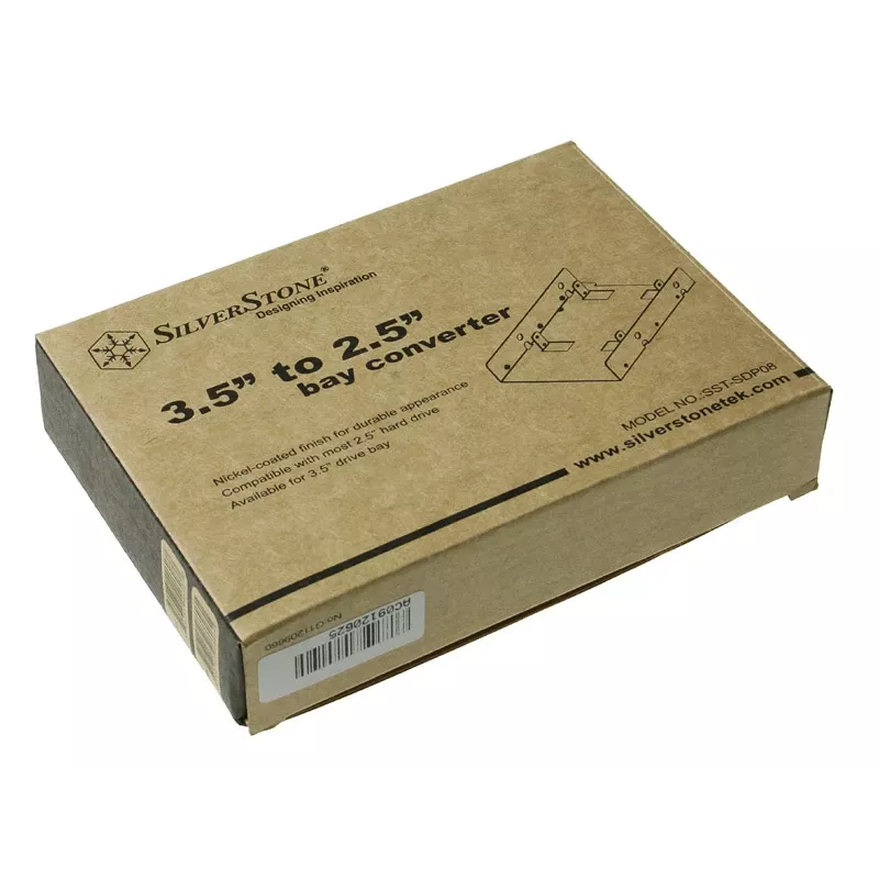 SidabrinėStone SST-SDP08 – korpusas atminties įrenginiams – 2,5 inch (6,4 cm)