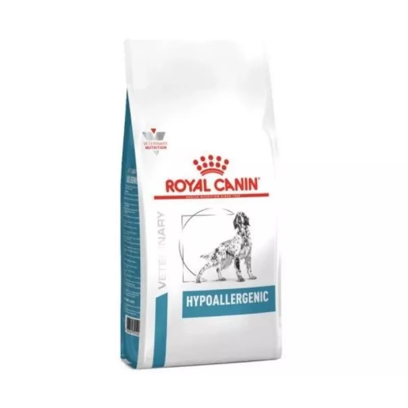 Sausas šunų maistas Royal Canin Hypoallergenic 7 kg — paukštiena, suaugę šunys, be glitimo, 21 % baltymų, 19 % riebalų