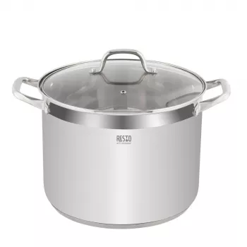 Resto Kitchenware Libra 13 L Apvalus Nerūdijančio Plieno Puodas 22 cm