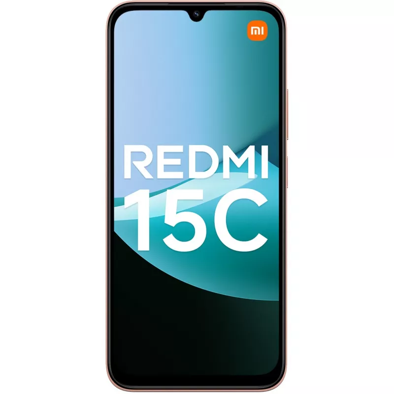 Xiaomi Redmi 15C 4G išmanusis telefonas 4 GB RAM 256 GB, dvi SIM, oranžinis