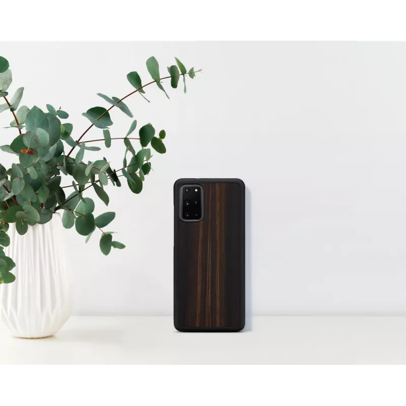 Apsauginis dėklas Samsung Galaxy S20+ — medis ir žmogus — juodmedžio juoda