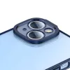 Apsauginis dėklas ir grūdinto stiklo rinkinys Baseus, skirtas iPhone 14 Plus — blizgantis permatomas mėlynas