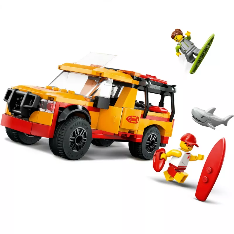 LEGO CITY 60453 Gelbėtojų paplūdimio gelbėjimo sunkvežimis