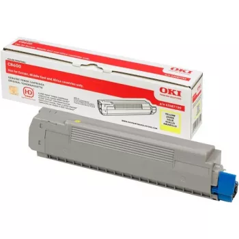 Toner OKI 43487709 iki 6000 puslapių Geltonas