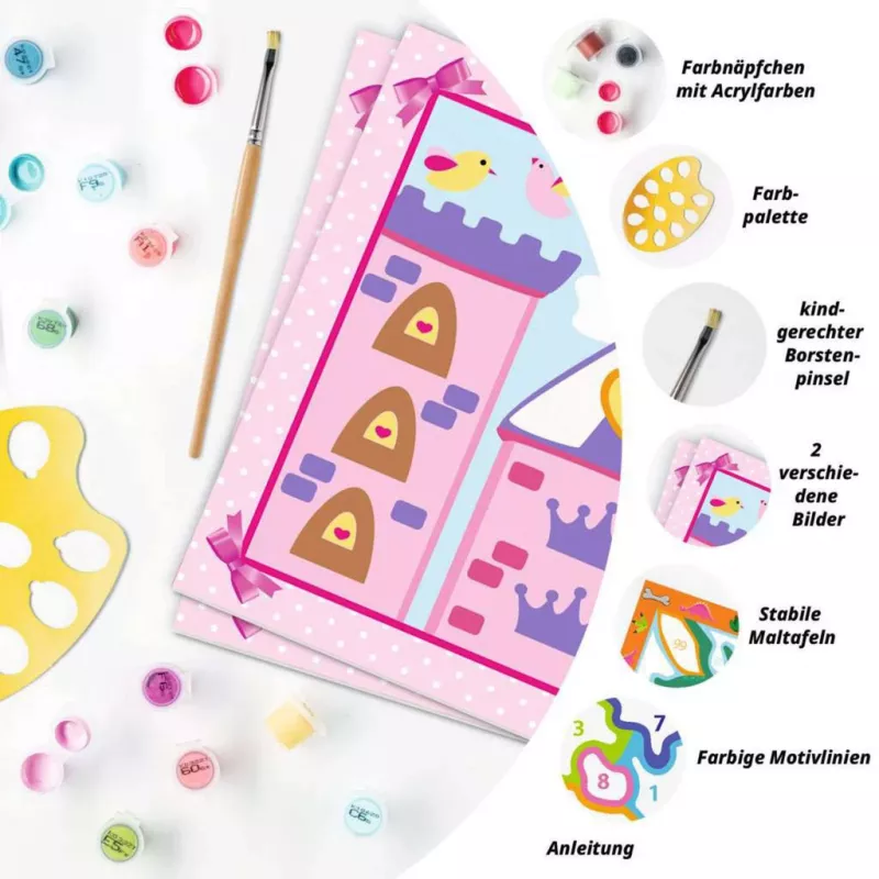 CreArt Junior - Kleine Prinzessin, dažymas