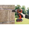BLACK & DECKER | Belaidis gręžtuvas/suktuvas su 2,0 Ah/4,0 Ah baterija | BCD003MEM2K-QW | 18 V | 2,0/4,0 Ah | Ličio