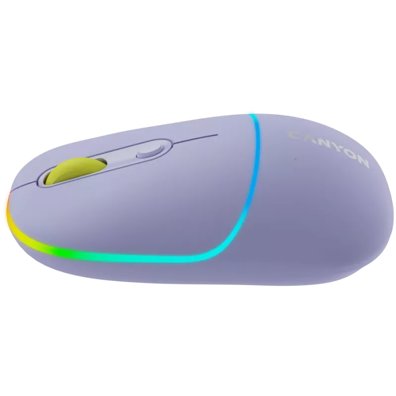 CANYON pelė MW-22 2in1 BT/Wireless Lavender