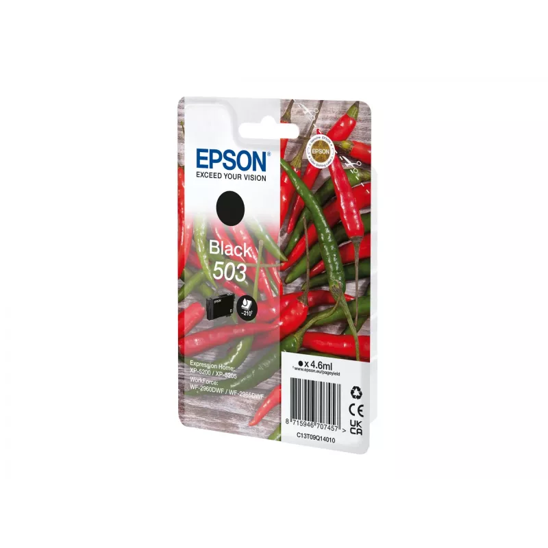 Epson 503 rašalo kasetė 1 vnt. Originali standartinės talpos juoda