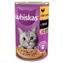 Šlapias kačių ėdalas Whiskas 400 g — vištienos skonio, suaugusioms katėms, skardinė