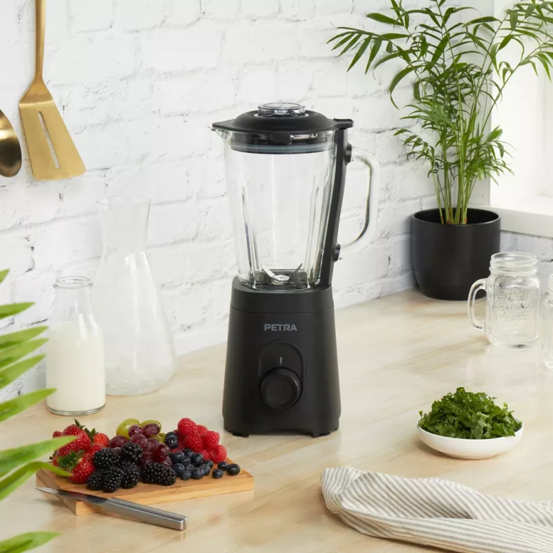 Blender Glass Jug Petra PT5531MBLKVDE Juoda