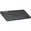 Logitech Keys-To-Go 2 klaviatūra universali Bluetooth AZERTY prancūziška grafito spalva