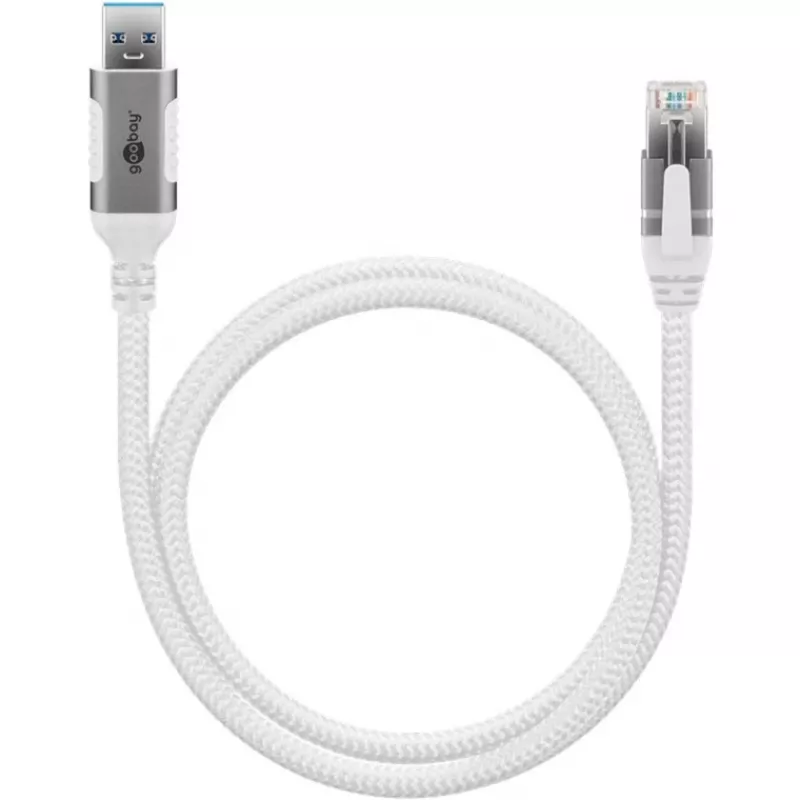 Goobay 74157 - Tinklo adapterio kabelis USB 3.0 Type A Gigabit Ethernet 1 m - Tinklo plokštė - 1 000 Mbps (74157)