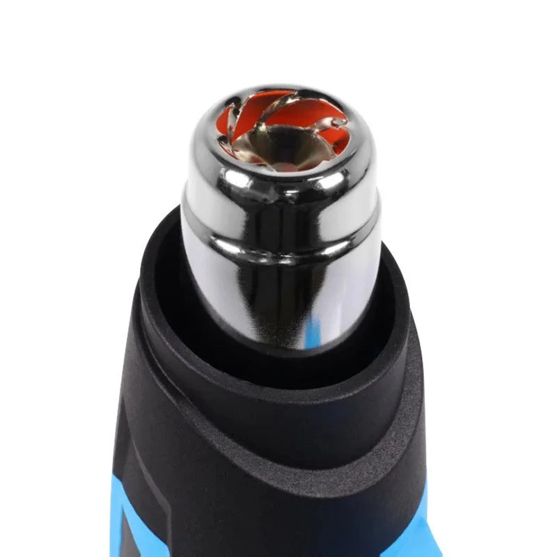 Karšto oro pūstuvas Alphacool Core 2000 Watt — rankinis šildymo įrankis elektronikai ir termiškai susitraukiantiems vamzdeliams