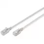 Digitus CAT 6A F/FTP plonas komutacinis kabelis 10 m pilkas