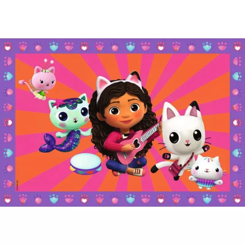 Junior Paint by Numbers – DreamWorks Gabby's Dollhouse (2 dizainai)