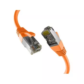 EFB-Elektronik CAT8.1 Oranžinė 3m RJ45 komutacinis kabelis S/FTP PIMF LSZH 2000MHZ 40GB tinklo kabelis Gamintojas: EFB Elektronik (EC020200282)