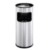 Patvarus pelenų / atliekų kibiras – apvalus – 17 l – metalinis