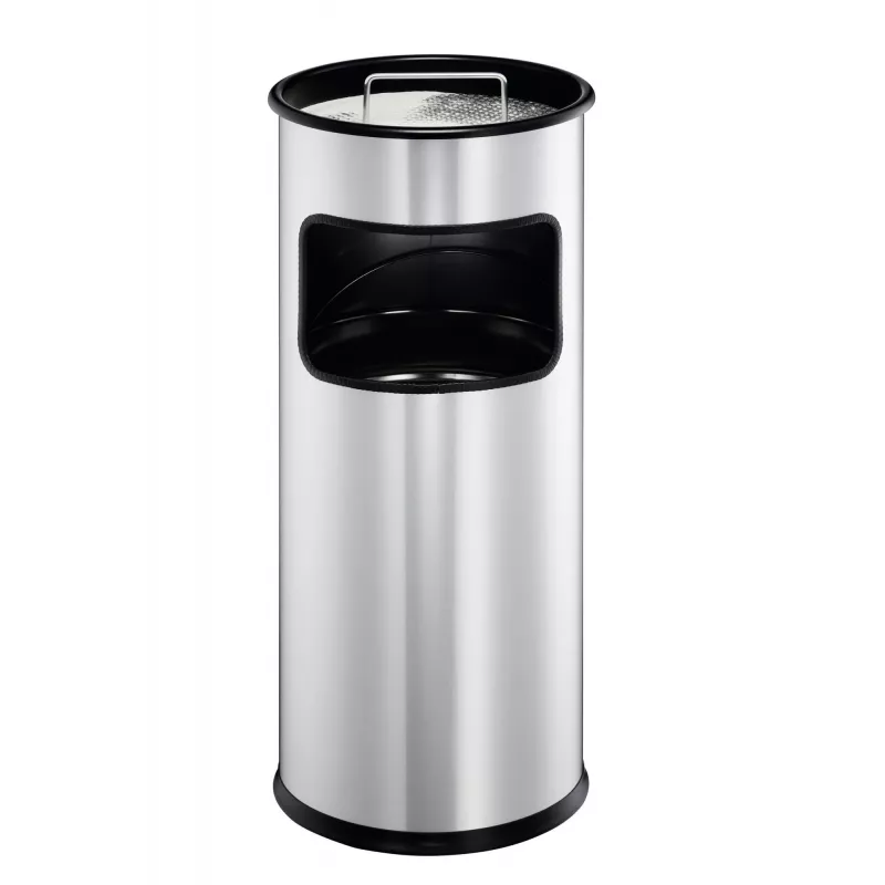 Patvarus pelenų / atliekų kibiras – apvalus – 17 l – metalinis
