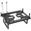 Streacom benchtable BC1 Mini V2 juoda — kompaktiškas pasyviai aušinamas atviro rėmo korpusas