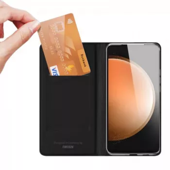 Nevox Wallet dėklas skirtas Samsung Galaxy S25 FE, Juoda (2575)