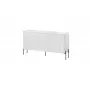 Komoda cama meble VERA 150x40x80 cm, matinė balta, medžio drožlių plokštė, 16 mm rėmas