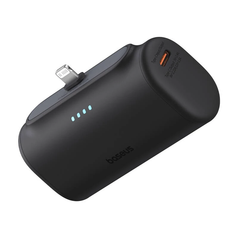 Išorinė baterija Baseus Compact (IP Edition) 20W USB-C greitas įkrovimas 5000mAh Cluster Juoda