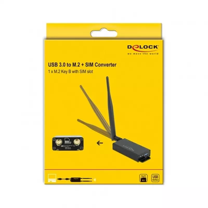 Sąsajos kortelė DeLOCK 63172 M.2 USB 3.2 Gen 1
