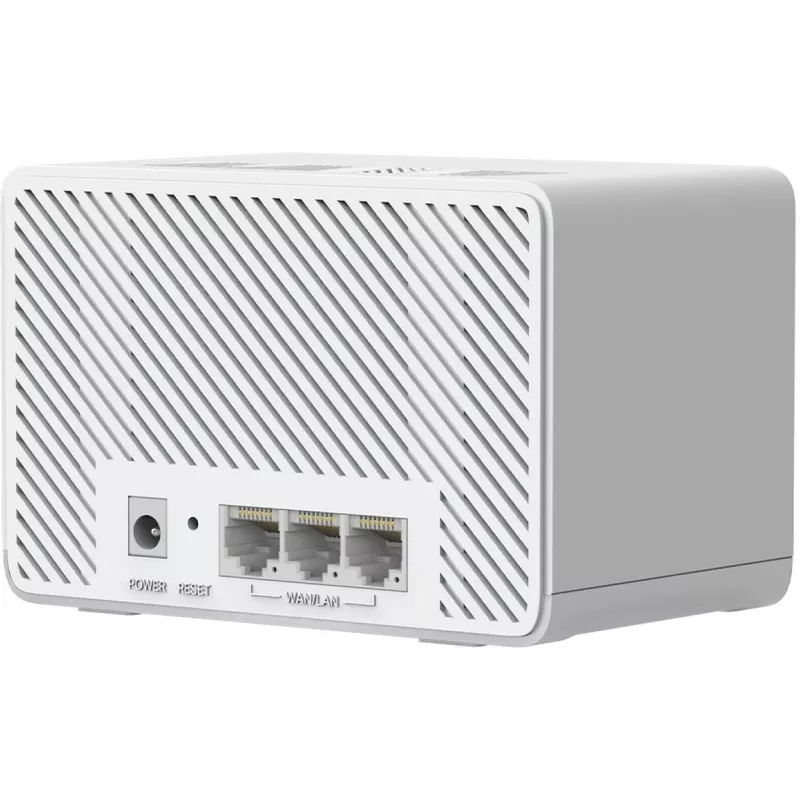 TP-LINK Mercusys Halo H25BE belaidžio tinklo sistema (Wi-Fi 7, dviejų juostų 2,4/5 GHz, 2880 Mbps) 2 vnt. rinkinys, 3 vidinės antenos, balta