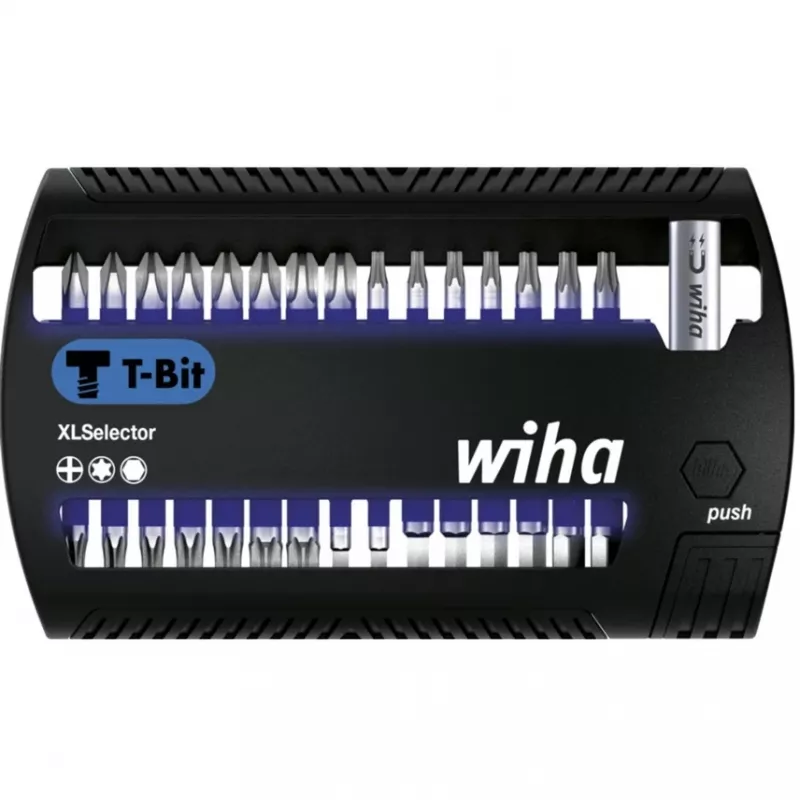 WIHA 41830 - Bit-Set XLSelector, 31 vnt. mišrus, 25 mm, T-Bit (41830)