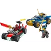 Statybiniai kaladėlės Ninjago 71840 Lenktynių dvikova Rogue prieš Drix