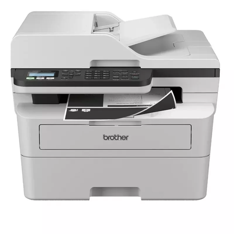 Daugiafunkcis spausdintuvas Brother MFC-B7800DN — vienspalvis lazerinis, A4, dvipusis, Wi‑Fi, Ethernet, 34 psl./min., 4,57 cm LCD