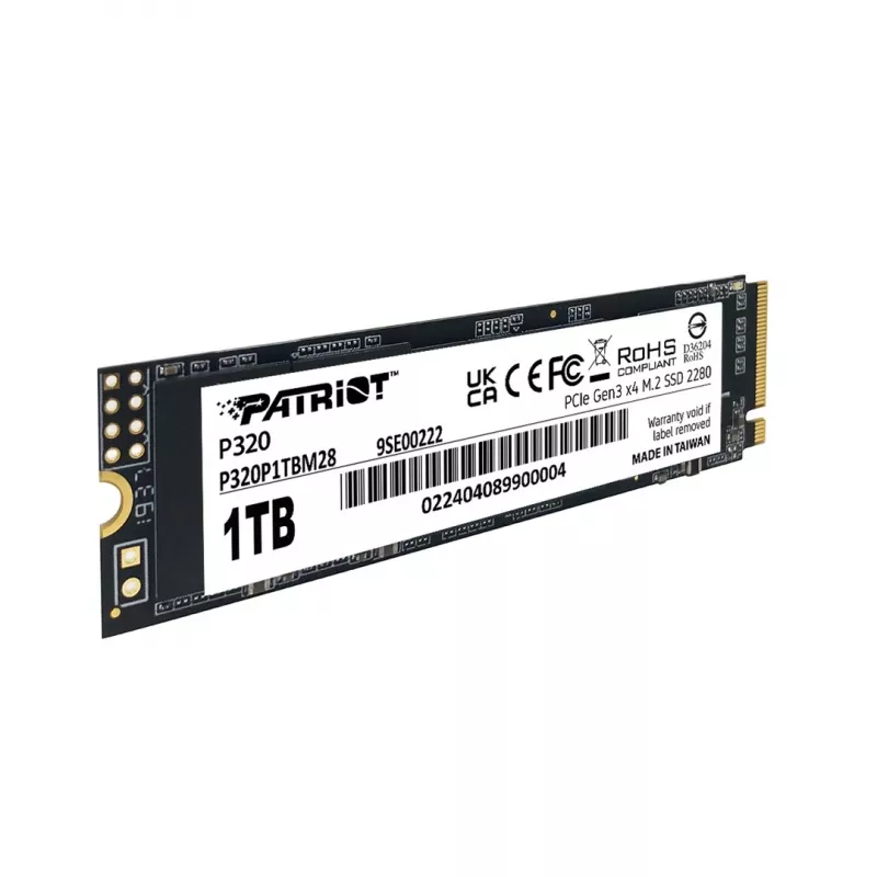 SSD Patriot Viper P320 M.2 PCIe Gen3x4 512 GB 3000 MB/s