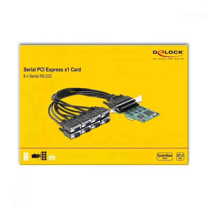 Vidinis RS-232 adapteris DeLOCK 90411