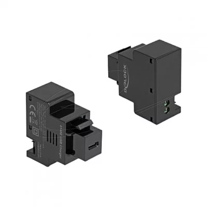 Keystone modulis DELOCK USB-C maitinimo tiekimas 20 W juodas