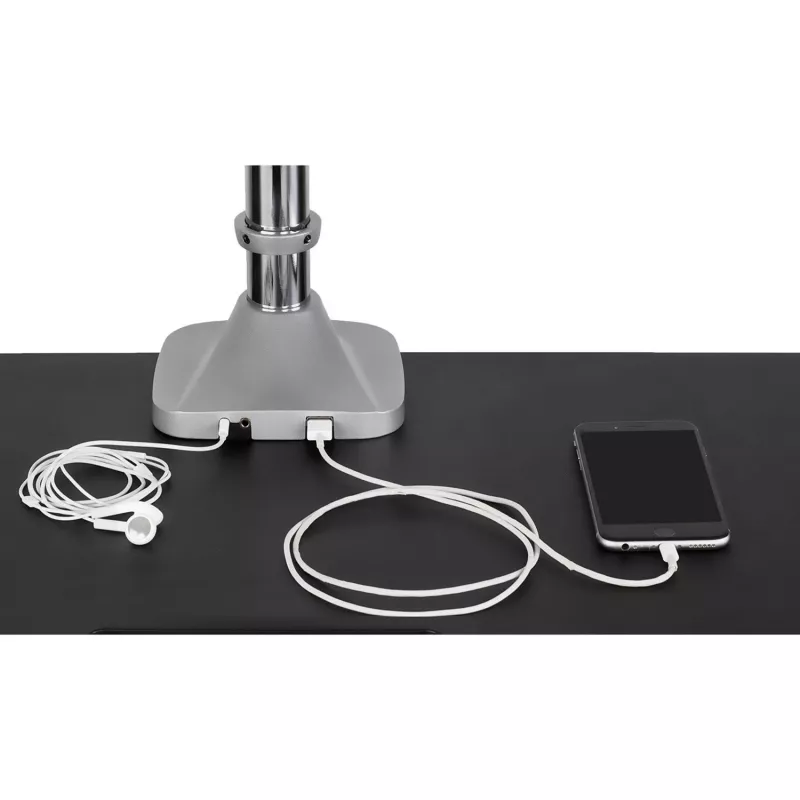 ICY BOX IB-MS505-TI 81,3 cm (32 colių) stalas Juoda, Sidabrinė