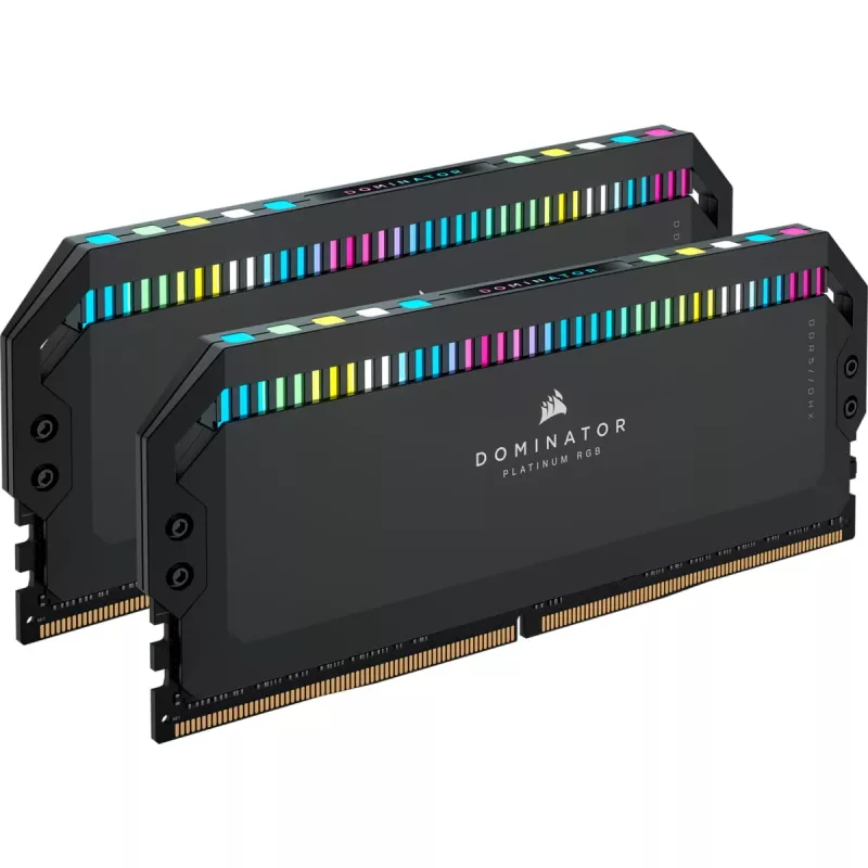 DIMM 64 GB DDR5-6400 (2x 32 GB) Dual-Kit, atmintinė juoda, CMT64GX5M2B6400C32, Dominator Platinium, INTEL XMP