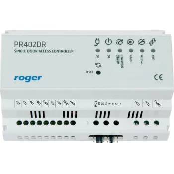 Prieigos valdiklis RoGer PR402DR 9050 — durų prieigos valdymo įrenginys su pažangiomis saugos funkcijomis