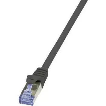 LogiLink PrimeLine – komutacinis kabelis – RJ-45 (V) į RJ-45 (V) – 20 m – SFTP, PiMF – 7 kat. neapdorotas kabelis – be halogenų, lietas, nesipainiojantis – juodas