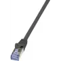 LogiLink PrimeLine – komutacinis kabelis – RJ-45 (V) į RJ-45 (V) – 20 m – SFTP, PiMF – 7 kat. neapdorotas kabelis – be halogenų, lietas, nesipainiojantis – juodas