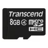 MicroSDHC kortelė Transcend 8GB Class 4 TS8GUSDC4