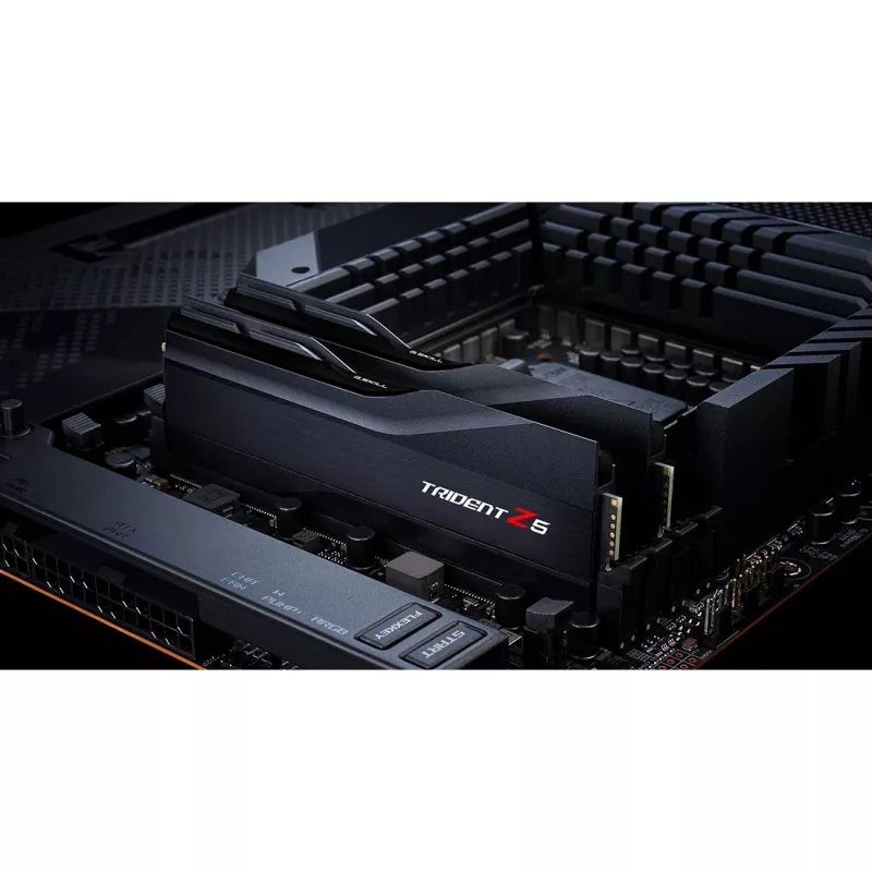 DIMM 32 GB DDR5-6000 (2x 16 GB) Dual-Kit, Arbeitsspeicher schwarz, F5-6000J3040F16GX2-TZ5K, Trident Z5, INTEL XMP