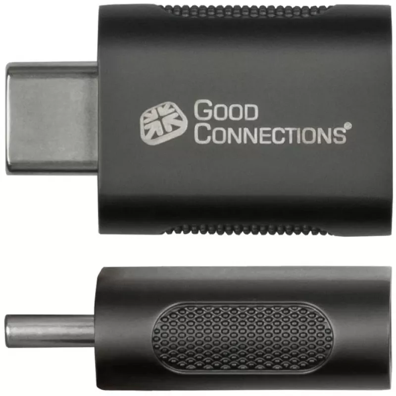 Good Connections adapteris USB 3.2 Gen.1 3.0 kištukas C į USB-A lizdą cinkuotas metalinis korpusas (USB-AD302)