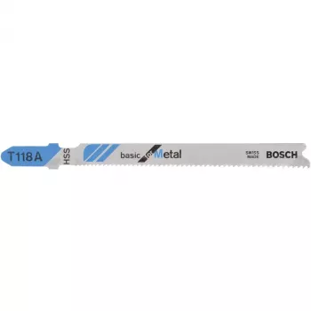 Pjūklelio peiliukas Bosch T 118 A greitapjūvis plienas HSS 5 vnt.