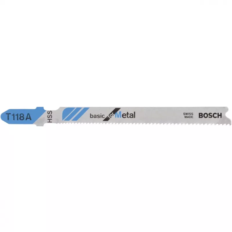 Pjūklelio peiliukas Bosch T 118 A greitapjūvis plienas HSS 5 vnt.