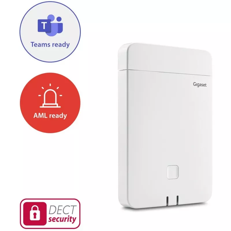 DECT bazinė stotis Gigaset PRO N870 SPK PRO — belaidis ryšys, didelio našumo kelių elementų DECT sistema